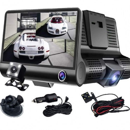 CAMARA DE COCHE DOBLE LENTE