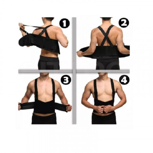 FAJA CORRECTORA DE POSTURA LEVANTA PESO IDEAL PARA TRABAJO PESADO TALLA XL