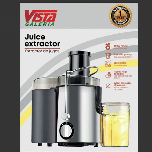 EXTRACTOR DE JUGO VISTA 800W VB-290