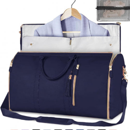 BOLSO DE VIAJE COVERTIBLE AZUL